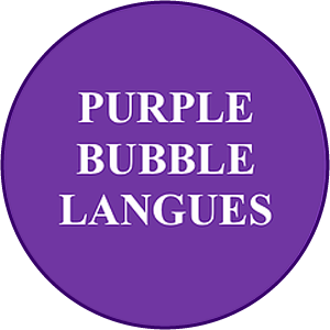 purple bubble langues