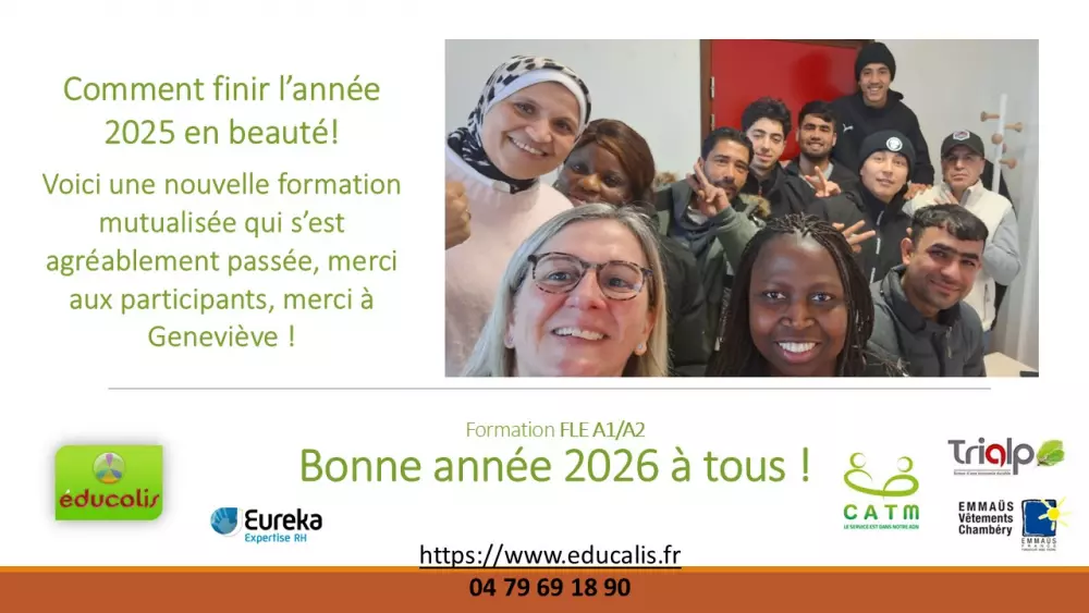 formation FLE francais educalis chambery SIAE insertion